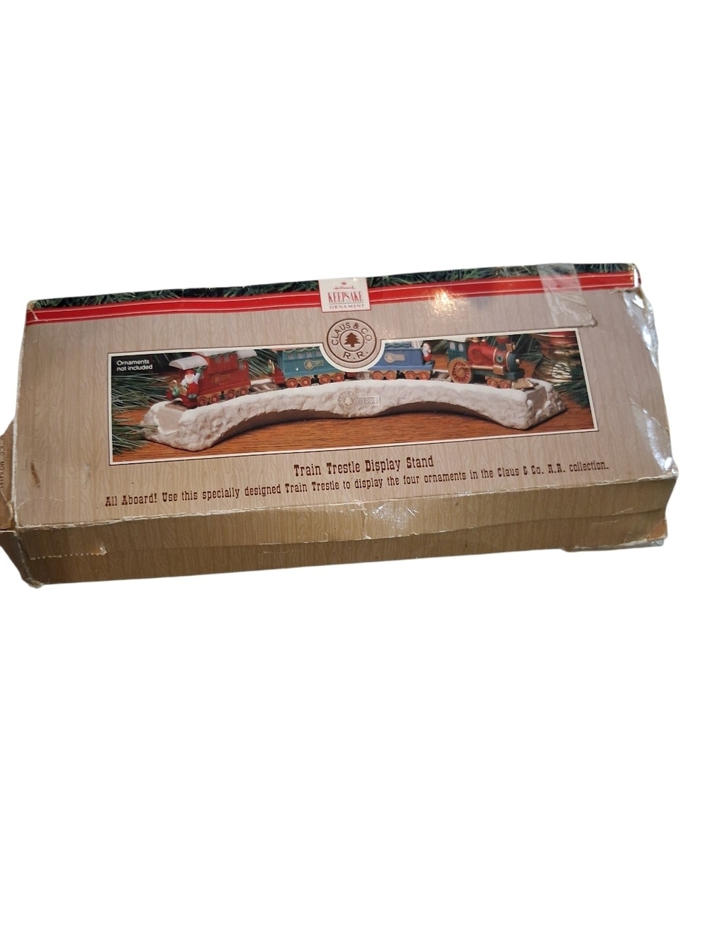 Hallmark Keepsake Train Trestle Display Stand